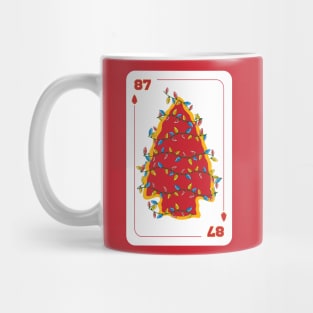 Chiefs Christmas, Playing Card Number 87 Mug